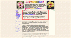 Desktop Screenshot of hibiscusworld.com